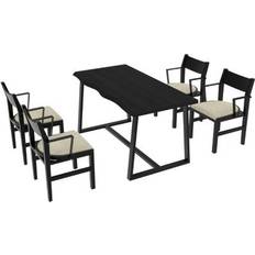 Furniture Costway 4-Person Dining Set