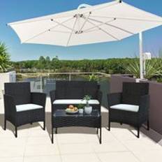 Bigzzia 4 PCS Garden Outdoor Lounge Set
