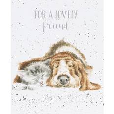 Wrendale Designs Wrendale ‘Dog and Cat Nap’ Greetings Card