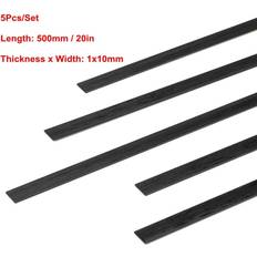 Greenzech #3: 1x10mm 5pcs 500mm Carbon Fiber Strips Flat Bar RC Model Airplane Parts Accessories