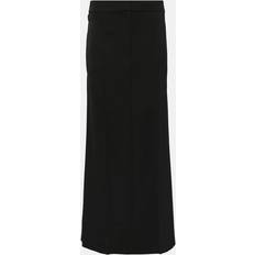 Clothing The Row Trevy wool maxi skirt black