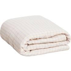 Garbo&Friends Gingham Sky Blue Vadderad Filt 100 x 140 cm