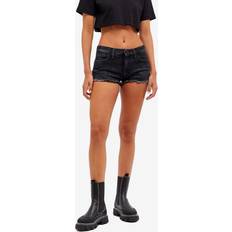 Off-White Women Shorts Off-White Women's Denim Shorts Black 27"