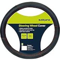 Steering Wheel Cover on sale Sakura SS5424 rattskydd, universal