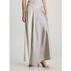 Calvin Klein White Skirts Calvin Klein Fitted Colourblock Maxi Skirt White