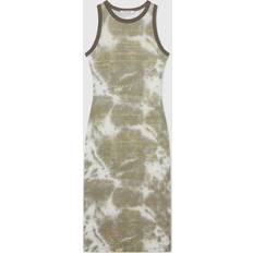Wood Wood Klänningar Wood Wood Lola Pirnted Midi Dress - Crocodile Green