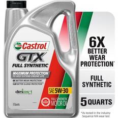 5w30 Motor Oils Castrol GTX Full Synthetic 5W-30, 5QT Motor Oil 1.06gal