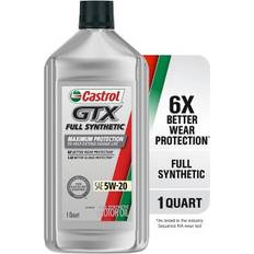 5w30 Motor Oils Castrol GTX Full Synthetic 5W-20, 1QT Motor Oil 1.06gal