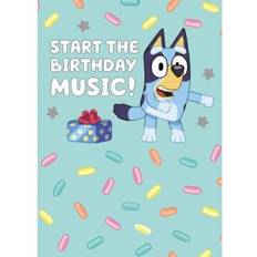 Cards & Invitations Bluey Start The Birthday Music! Bluey Card
