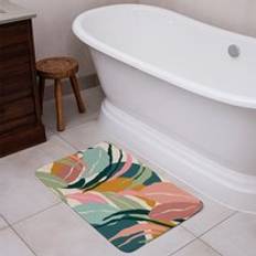 Bathroom Accessories Artistic Artistic Abstract Leaves Designer