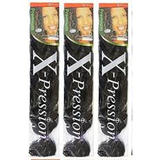 Hair Wefts X-Pression Ultra Braid Artificial Hair #1 Black OFFER