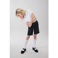 H&M Girls Grey 2-pack school shorts 7-8Y