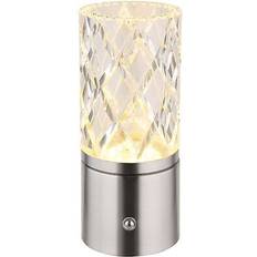 Globo Lunki Nickel/Clear Bordslampa 19cm