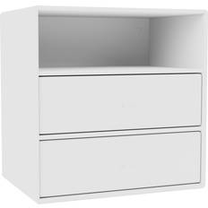 Montana Furniture Mini 1006 New White Bedside Table 25x35cm