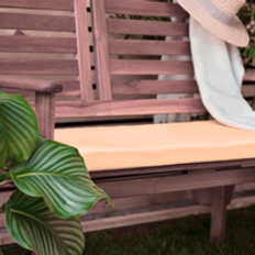 Garden Mile Waterproof Cushion Garden Bench