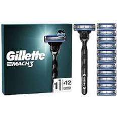 Gillette mach 3 blades Gillette Mach 3 Vp Handle 12 Blades