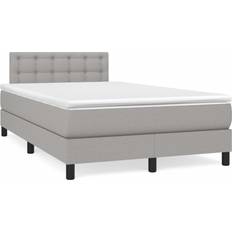 120cm Kontinentalsängar vidaXL Ramsäng tyg Kontinentalsäng 123x193cm