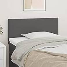 vidaXL grå 80 konstläder Sänggavel 80cm