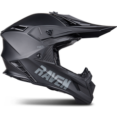 M - Sort Motorcykelhjelme Raven Aspire Evo MX Helmet Matte Black