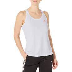 Tank Tops Adidas womens Designed Move 3-stripes Sport Tank Top Shirt, Dash Grey/Semi Turbo Primeblue