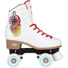 Coca-Cola Love Roller Skates White White