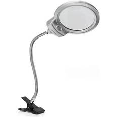 Magnifiers & Loupes HKHBJS Illuminated Magnifier Magnifying Clip On Loupe Lighted Lamp Top Desk Magnifier With Clamp magnifiers
