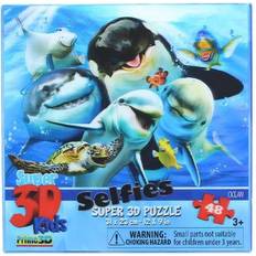 Martinex Ocean Selfie 48 Piece Super 3D Kids Jigsaw Puzzle Blue