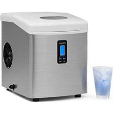 Klarstein Mr. Silver Frost Ice Maker Ice Machine, 150W, 3.3L Tank, Tasteless Lining, Pump System, Easy-to-Clean, Low Operating Noise, B