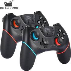 Game Controllers Data Frog DATA FROG Game Controller For Nintend Switch Bluetooth Wireless Joystick For Switch Dual vibration Gamepad For PC