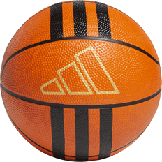 adidas 3-Stripes Rubber Mini Basketball Size: UK 3, Colour: Orange