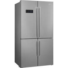 Fristående kylfrysar - Rostfritt Stål - Side-by-side Smeg FQ60XDE American Fridge Freezer Silver, Stainless Steel