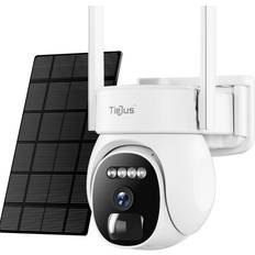 Surveillance Cameras Tiejus Security Cameras Wireless Outdoor, 2K Solar WiFi