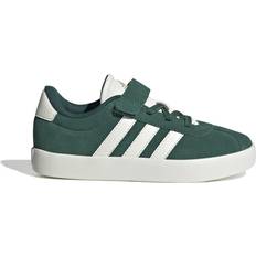 Scarpe per Bambini Adidas Kid's VL Court 3.0 - Collegiate Green/Off White/Gold Metallic