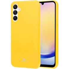 Goospery Mobile Phone Covers Goospery For Samsung Galaxy A25 PEARL JELLY Shockproof TPU Phone CaseYellow