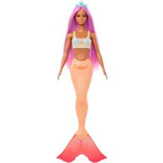 Mermaid Dolls with Colorful Hair Tails & Headband Accessories HRR05
