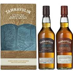 Beer & Spirits Tamnavulin Tamnavulin Single Malt Scotch Double Cask and Sherry Cask Gift Pack, 2 x 50cl Amazon Exclusive