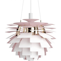 Louis Poulsen PH Artichoke Koglen Matt White/Pale Rose Lampada a Sospensione 60cm