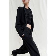 Gold Blazers H&M Fitted Jacket - Black