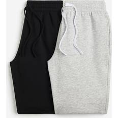 Pants H&M Herre Sort 2-pack Regular Fit Sweatpants