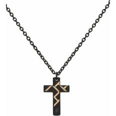 Black Necklaces Police Men's Necklace PJ.26478PSBR-01