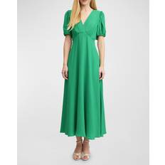 Clothing LK Bennett Hermia Floaty Maxi Dress, Green