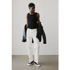 H&M Ribattu Toppi Slim Fit - Musta