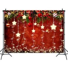 Photo Backgrounds Tianci 7x5ft Christmas Red Backdrop New Year Party Photography Backdrop Christmas Family Party Backdrop Xmas Decoration Background D653