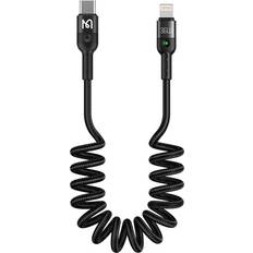 USB-C Lightning Spiral Kabel 1.8m