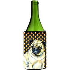 Bottle Coolers on sale CoolCookware Pug Candy Corn Halloween Portrait Bottle Cooler