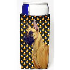 Serving CoolCookware Candy Corn Halloween Portrait Michelob Ultra Sleeves For Slim Cans - 12 oz Bottle Cooler