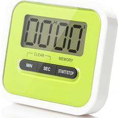 Green Kitchen Timers Jojomino Digital 100-Minute Count Up Countdown Kitchen Timer