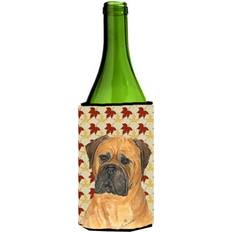 Kitchen Accessories CoolCookware Bullmastiff Fall Leaves Portrait Bottle Cooler