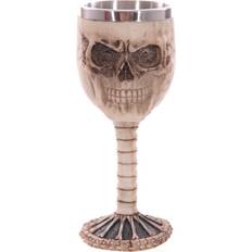 Puckator Decorative Gothic Skull Spine Goblet Figurine