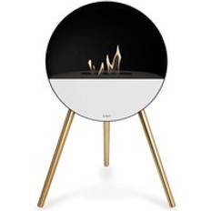 Ethanol Fireplaces Le Feu Eye Bioethanol Fireplace Black in Black/White